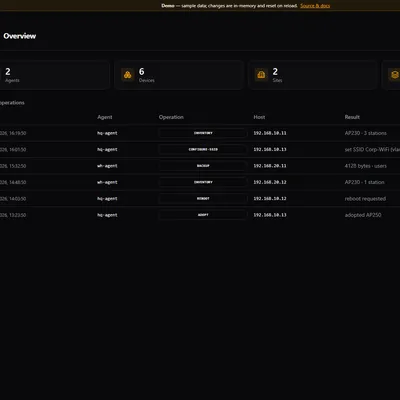The HiveKeeper console